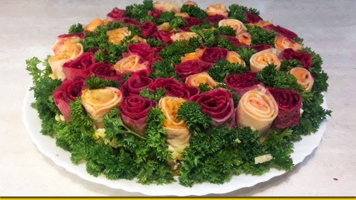 Букет троянд - салат в 100 разів смачніший за Олів'є