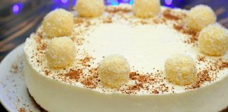 Кокосовий торт Сніговий пух без випічки — божественний десерт