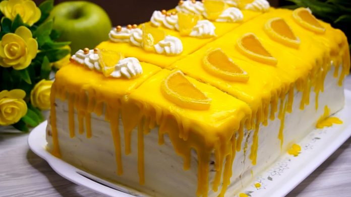 Лимонне тістечко з білим шоколадом — ніжний десерт для себе коханої