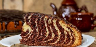 Шоколадна зебра - улюблений пиріг з радянського дитинства