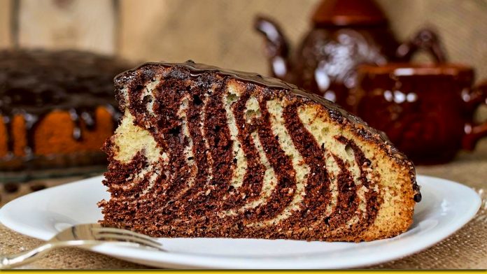 Шоколадна зебра - улюблений пиріг з радянського дитинства