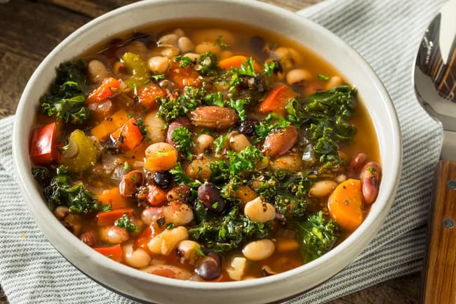 photo of bean soup