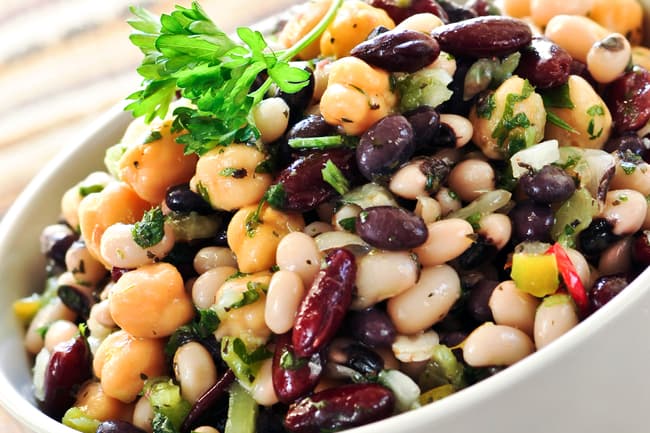 photo of bean salad