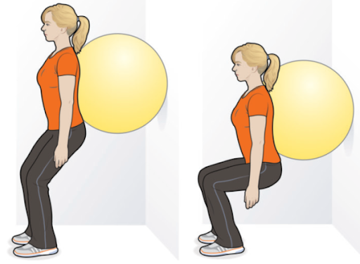 «Стульчик у стены» – упражнение для похудения, укрепления мышц ног и ягодиц