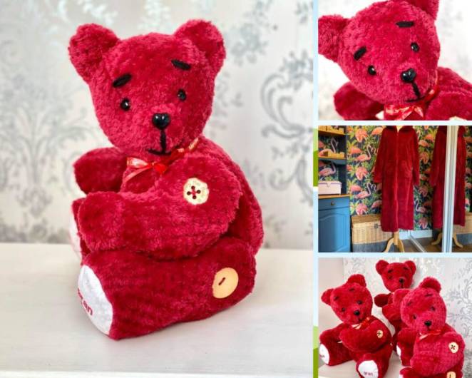 The &#8220;Remembrance&#8221; Teddy Bears Are Stitched from the Favorite Outfits of Those Who Have Passed Away. Beautiful Mementos!