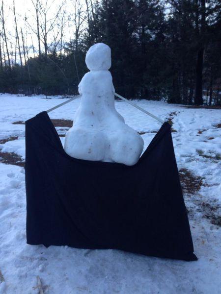 12 Funny Ways to Make Use of Snow. The People Behind Them Were Really Creative