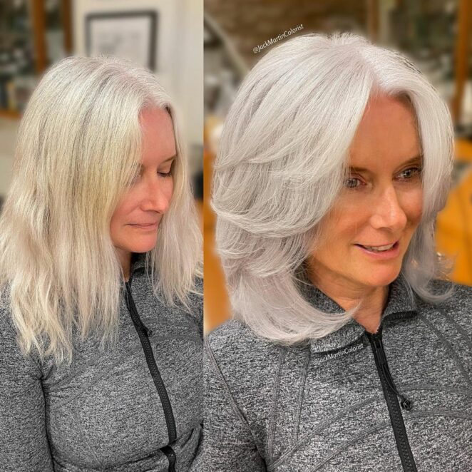 21 Women Whose Hairdresser Brought Back the Shine to Their Gray Hair. They Look Gorgeous in Silver
