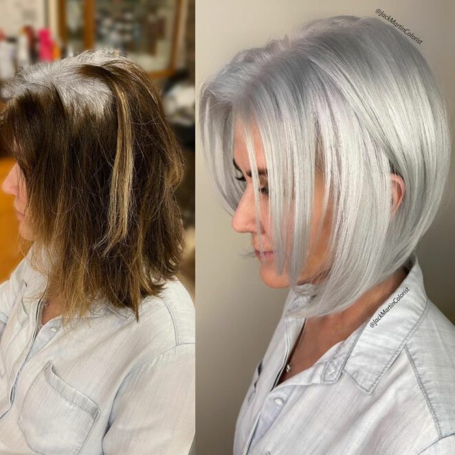21 Women Whose Hairdresser Brought Back the Shine to Their Gray Hair. They Look Gorgeous in Silver